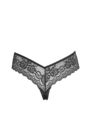 String en dentelle florale noire - R2322218